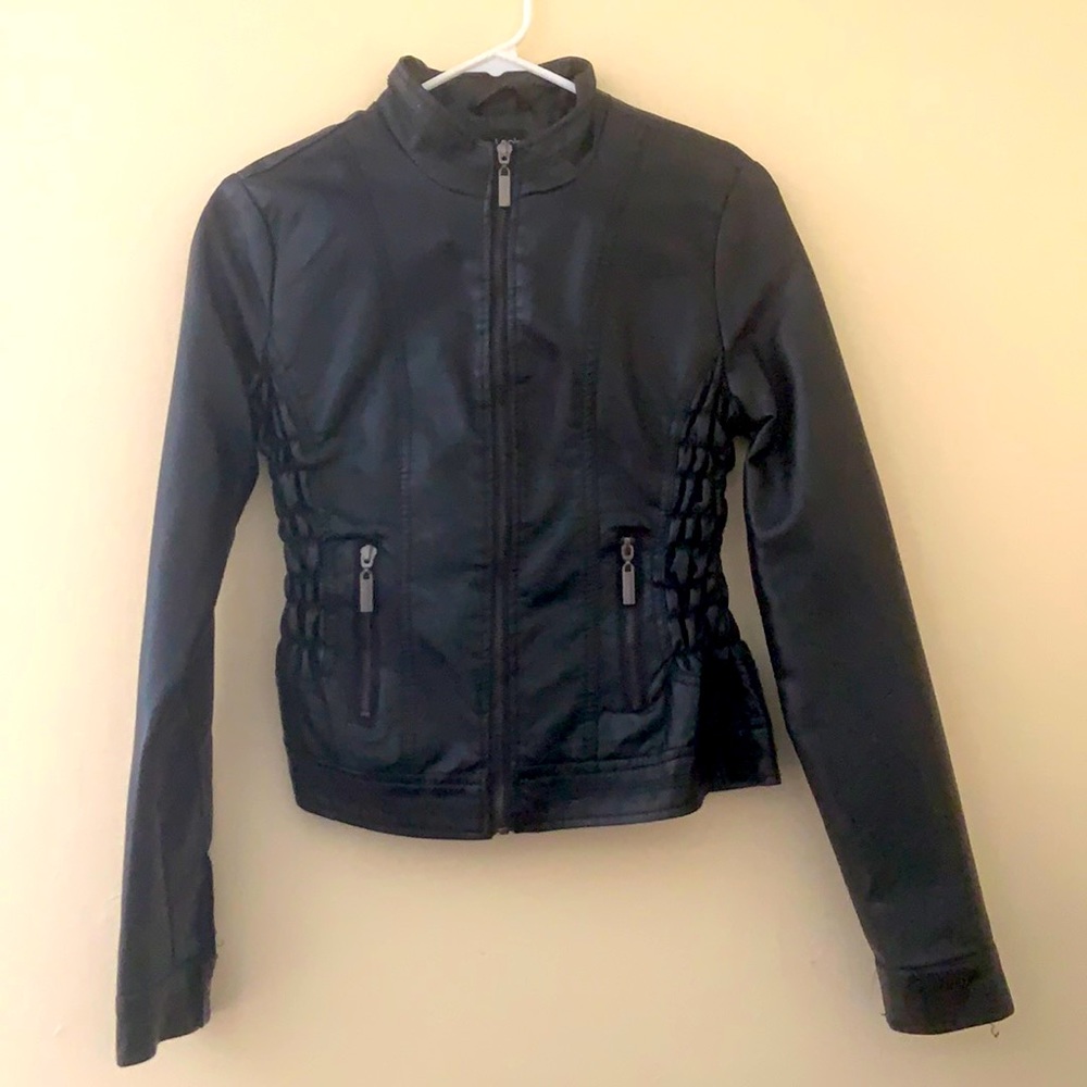 Faux Leather Jacket